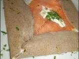 Crêpes au saumon fumé