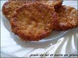 Steak de poulet pané