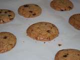 Cookies aux pépites de chocolat sans gluten & sans lactose