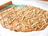 Crackers à la Farine de Chataigne, sans gluten