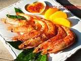 Gambas au Gingembre flambées