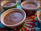 Crèmes dessert chocolat - caramel. Ronde Interblogs # 35