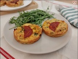 Quiches sans pâte poireaux et chorizo (ig Bas)