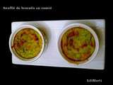 Soufflés de brocolis au comté