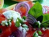 Salade de tomate estivale