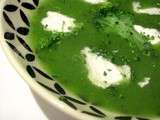 Du vert dans vos assiettes ! Soupe de brocoli et chèvre