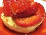 Mini-gâteau-tarte aux fraises