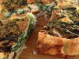 Quiche au saumon et aux épinards