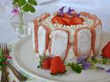 Charlotte rhubarbe fraises #dessert de fêtes