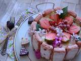 Charlotte Tiramisu aux fraises #Jours Heureux