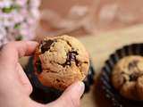 Cookies au beurre de cacahouète et chocolat #sans gluten #sans lait