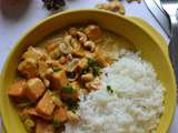 Curry de courge butternut rôtie lait de coco #végétarien