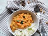 Curry de patate douce, carotte et pois chiches