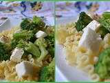 Mafalde corte au brocolis et mozzarella