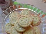 Petits biscuits boutons