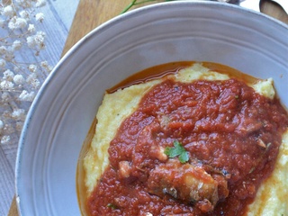 Recettes De Polenta Et Sauce Tomate