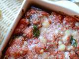 Roulés d'aubergine céréales et sauce tomates #végétarien