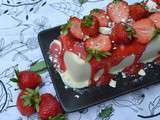 Semifreddo aux meringues et coulis de fraises #recette de fêtes