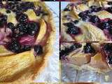 Tarte aux pommes et au cassis