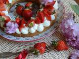 Tarte mascapone lemon curd et fraises #anniversaire