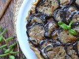 Tarte tatin d'aubergines #végétarien