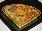 Quiche aux fanes de carottes