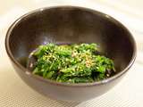 Salade de cresson Ohitashi