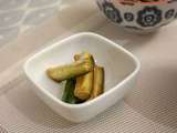Tsukemono de concombre au shoyu (sauce soja japonaise)