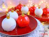 Entremets boules de Noël clémentine et cannelle
