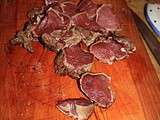 Filet mignon de sanglier et champignons des bois
