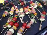 Brochettes poulet, poivrons à la plancha – 40′ chrono