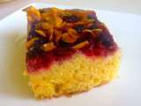 Gâteau aux framboises et amandes – 40′ chrono
