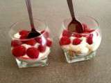 Verrine Mascarpone et Framboises – 20′ chrono