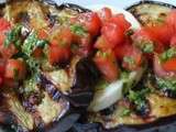 Aubergines grillées