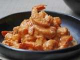 Crevettes sautées au curry