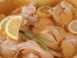 Terrine de poulet en gelée au citron