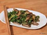 Chou kale & champignons à la carbonara