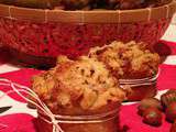 Muffins d’automne, façon streusel