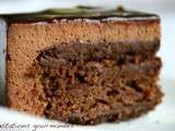 Gâteau au chocolat façon grand cru chocolat de conticini (essai 1)