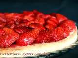 Simple tarte aux fraises
