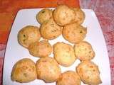 Gougères au parmesan et au basilic