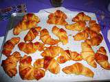 Mini viennoiseries (croissants et pains auchocolat)
