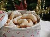 Vanillekipferl ou petits croissants de Noël - sans gluten