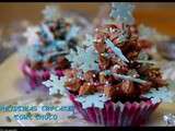 Christmas cupcakes tout chocolat