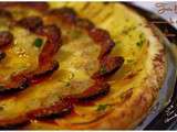 Tarte fine aux pommes de terre et au chorizo