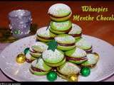 Whoopies à la menthe et au chocolat
