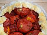 Tarte aux tomates et vinaigre balsamique