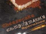 Cheesecake Crème de marron et spéculoos