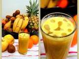 Jus kiwi, pommes et oranges