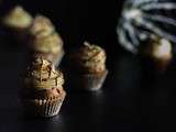 Cupcakes beurre de cacahuète / chocolat et Nutella par le blog Cuisine moi un mouton